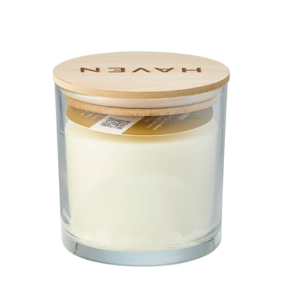 Haven Luxe Movie Night Limited Edition Salted Caramel & Vanilla Wood Wick Candle - Image 3