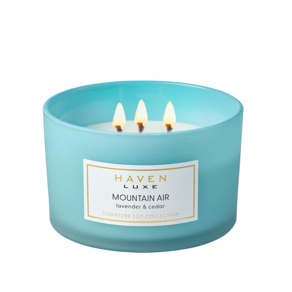 Haven Luxe Mountain Air Limited Edition Lavender & Cedar Signature Soy Blend Candle - Image 5