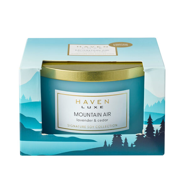 Haven Luxe Mountain Air Limited Edition Lavender & Cedar Signature Soy Blend Candle - Image 8