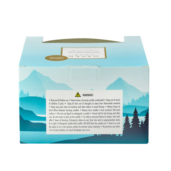 Haven Luxe Mountain Air Limited Edition Lavender & Cedar Signature Soy Blend Candle - Image 7