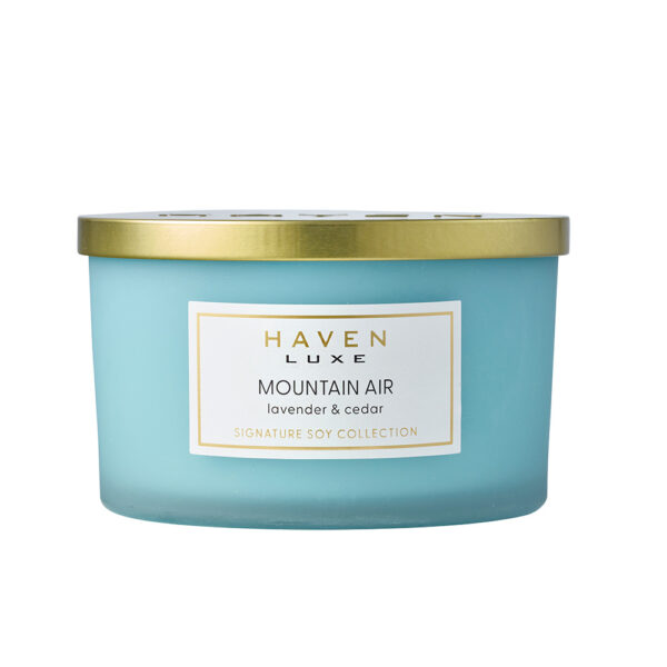 Haven Luxe Mountain Air Limited Edition Lavender & Cedar Signature Soy Blend Candle