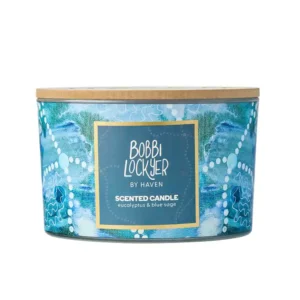 Bobbi Lockyer Haven Scented Soy Blend Candle Eucalyptus & Blue Sage