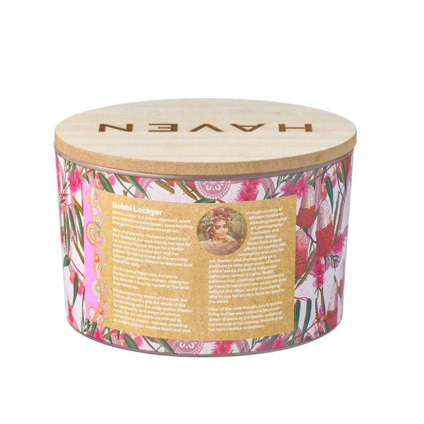 Bobbi Lockyer Haven Scented Soy Candle White Freesia & Pear - Image 4