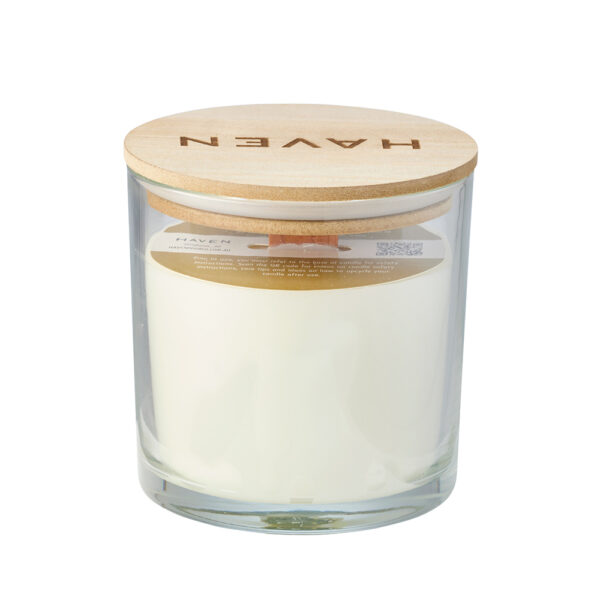 Haven Luxe Mountain Air Limited Edition Lavender & Cedar Wood Wick Candle - Image 3